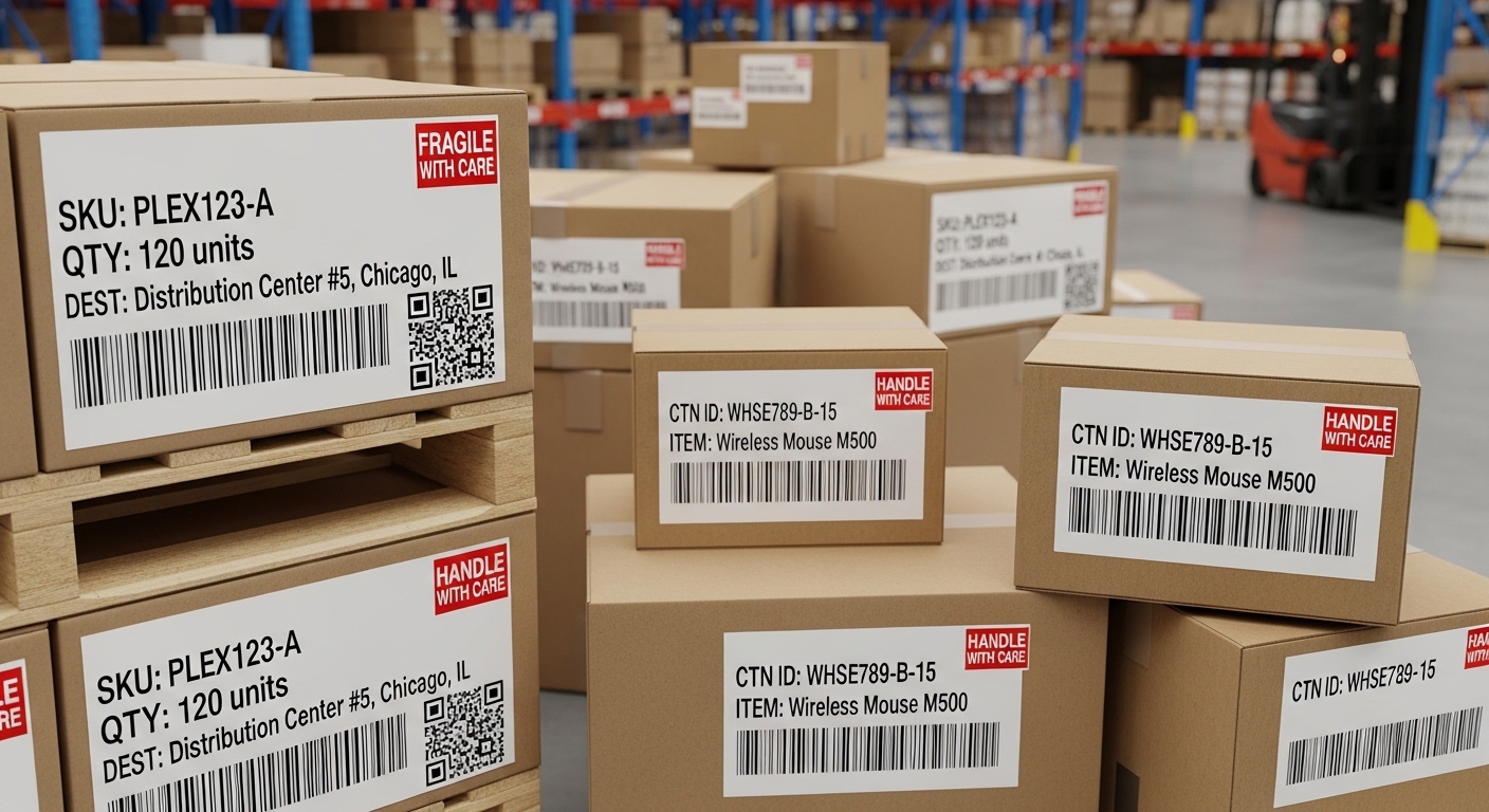Warehouse and Logistics labels